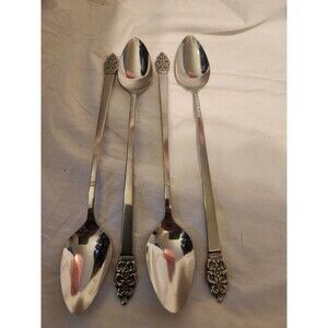 Oneida NORDIC CROWN Stainless  4 TEASPOONS  Oneidacraft Deluxe Flatware